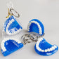 5pcs Teeth Key Chain Ring for Cell Phone Dentist Dental Clininc Gift Jaw Mixed (5 Color)