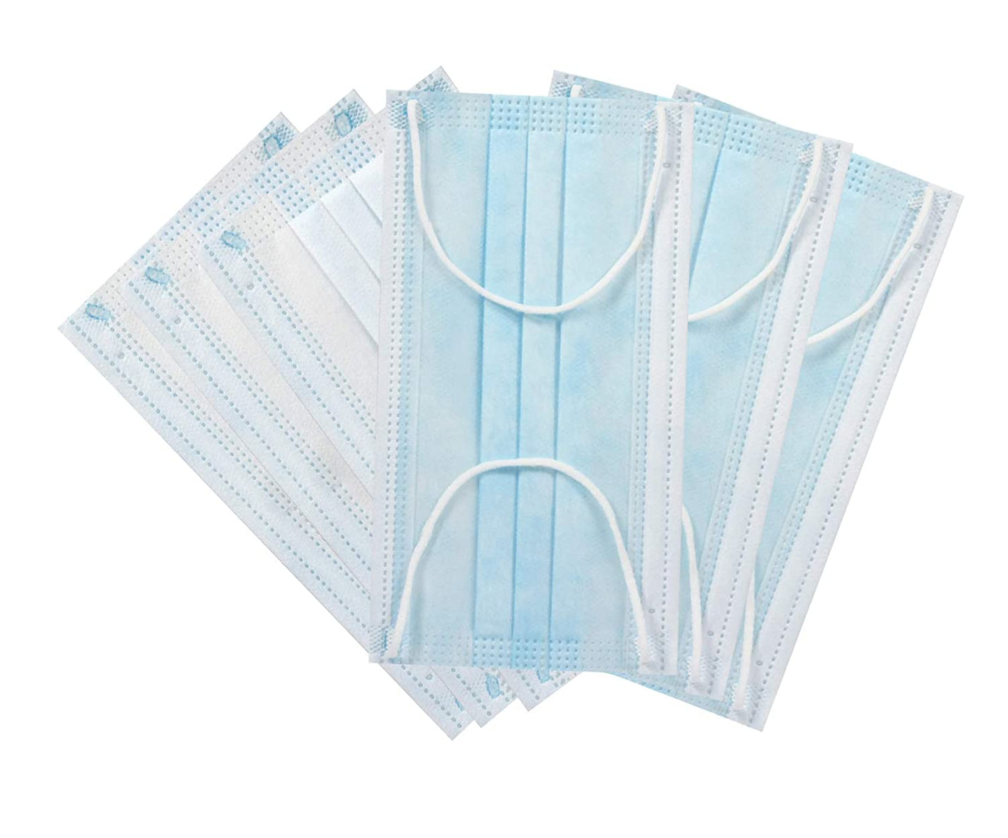 Airgoesin 50/Box Medical Use 3 Ply Safety Face Masks Breathable With Elastic Ear Loops Disposable Face Protection Filter Medical Mask