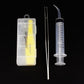 Airgoesin Tonsil Stone Removal Tool Lighted + Irrigation Syringe + Tonsillolith Tweezers Pliers (blue)