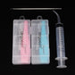 Airgoesin 2 Sets Flashlight Tonsil Stone Removing Tool, with Box + 1 Stainless Steel Tonsillolith Pick + 1 Irrigation Syringe