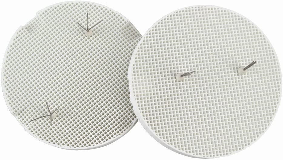 Airgoesin 2pcs Dental Lab Honeycomb Round Firing Trays 72mm with 10pcs Amann Girrbach Pins Tool