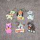 Airgoesin 20pcs Keychain Key Ring Hang Dog Puppy Rubber Cute Promo Gift Bag
