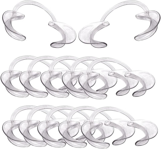 Airgoesin 12pcs Kid Children Dental Oral Cheek Retractor Lip Opener for Oral Check or Funny Speaking Game