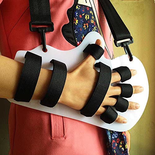 Airgoesin 1 Fingerboard Separate Finger Hand Splint Brace Support Shoulder Strap Belt Wrap