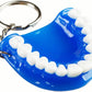 5pcs Teeth Key Chain Ring for Cell Phone Dentist Dental Clininc Gift Jaw Mixed (5 Color)