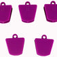 Airgoesin 5pcs Silicone Mouth Prop, Small Size Child Kid Size Dental Bite Blocks Oral Opener 135 Degree Centigrade Autoclavable Latex Free
