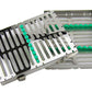 Airgoesin 10-Slot Sterilization Cassette Rack for 10 Dental Surgical Instrument Autoclavable
