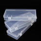 Airgoesin 4pcs Small Storage Box Container Desktop Organizer with Lid for Keeping Small Parts, Coints, Screws, Bead, Pencils, Q-Tip, Ornaments, Pills, Herbs, Jewelry Findings (2pcs L + 2pcs S)