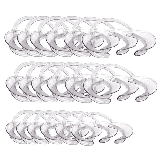 Airgoesin Dental Mouth Opener Cheek Retractors, 18pcs Mouthpieces for Funny Speaking Mouth Challenge Game, for Dental Cheek Retractors, Lip Openers, 18 pcs (6 Kids + 12 Adults) for Dental Clinic Use