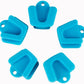 Airgoesin 5pcs Silicone Mouth Prop, Middle Medium Size Child Size Dental Cheek Retractor Oral Bite Block Autoclavable Latex Free