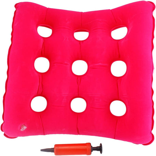 Airgoesin Air Medical Donut Cushion Inflatable Seat Mattress for Hemorrhoid, Coccyx Pain, Bedsores, Back and Tailbone Pain Relief, Child Birth, Pregnancy, etc, Anti Decubitus Hip Mat Pad with a Pump