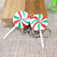 Airgoesin 20pcs Keychain Key Ring Hang Christmas Holiday Charms for Kids Birthday Party Favors & School Carnival Prizes Gifts