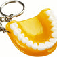5pcs Teeth Key Chain Ring for Cell Phone Dentist Dental Clininc Gift Jaw Mixed (5 Color)