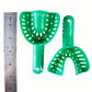Airgoesin 12pcs Dental Impression Tray Plastic New Autoclavable Retention Size4 Tool