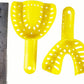 Airgoesin 12pcs Dental Impression Tray Plastic New Autoclavable Retention Size5 Tool