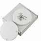 Airgoesin 2pcs Dental Lab Honeycomb Round Firing Trays 72mm with 10pcs Amann Girrbach Pins Tool