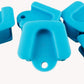 Airgoesin 5pcs Silicone Mouth Prop, Middle Medium Size Child Size Dental Cheek Retractor Oral Bite Block Autoclavable Latex Free