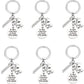 Airgoesin 6pcs Teacher Appreciation Gifts Keychain for Women - Teacher Valentines Christmas Gifts, Thank you gifts for Teacher, It Takes A Big Heart To Teach Little Minds