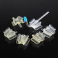6pcs Dental Silicone Mouth Prop Support Holding Saliva Ejector Suction Tip
