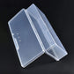 Airgoesin Small Clear Storage Box Container Desktop Organizer with Lid, 4.9 in x 2 in x 1.3 in for Keeping Small Parts, Coints, Screws, Q-Tip, Flossers, Ornaments, 3pcs/pk