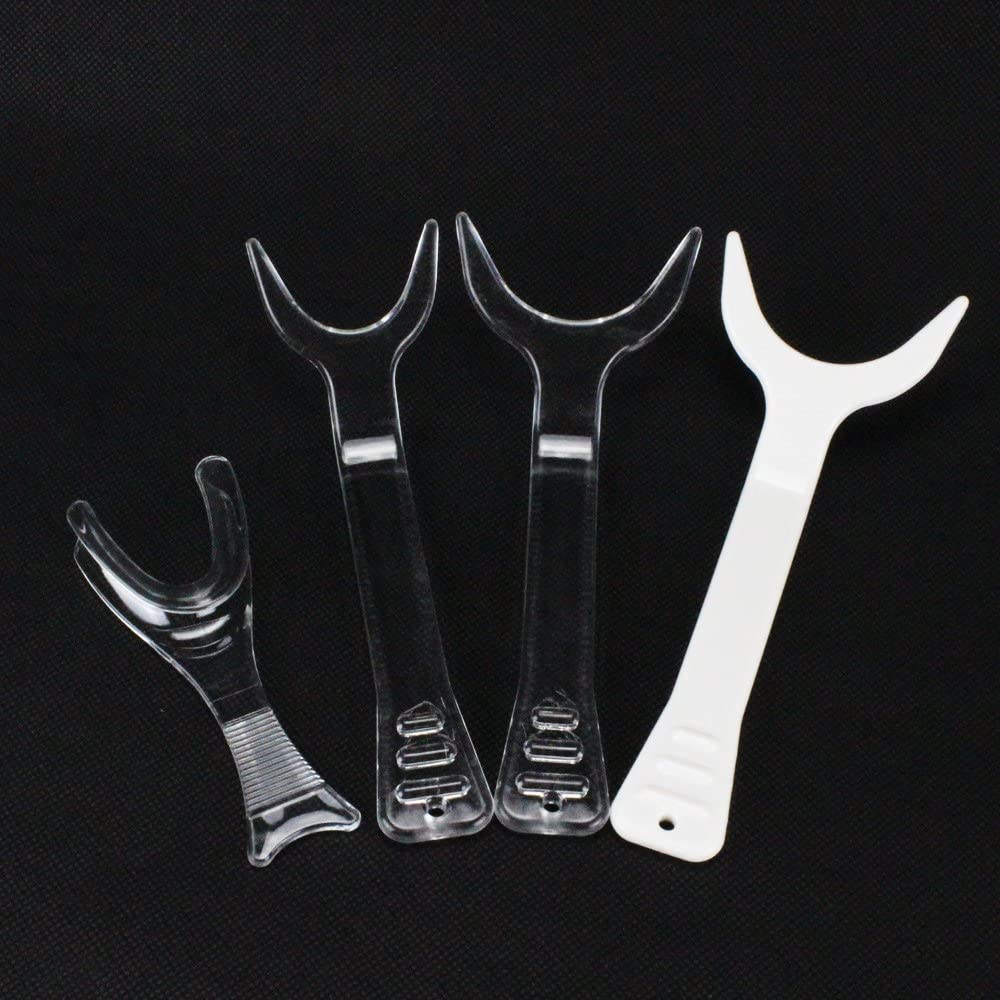 Dental Orthodontic Clear Teeth Intraoral Mouth Lip Retractor Photography Opener (1pcs Small)