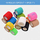 15PCS Self Adhesive Bandage Wrap, Vet Wrap for dogs, Cohesive Bandages 2 inch, First Aid Tape, Self Adhering Bandage Wrap, Athletic Tape Self Adhesive(12pcs 2''x 5 Yards + 3pcs 1'' x 5 Yards)