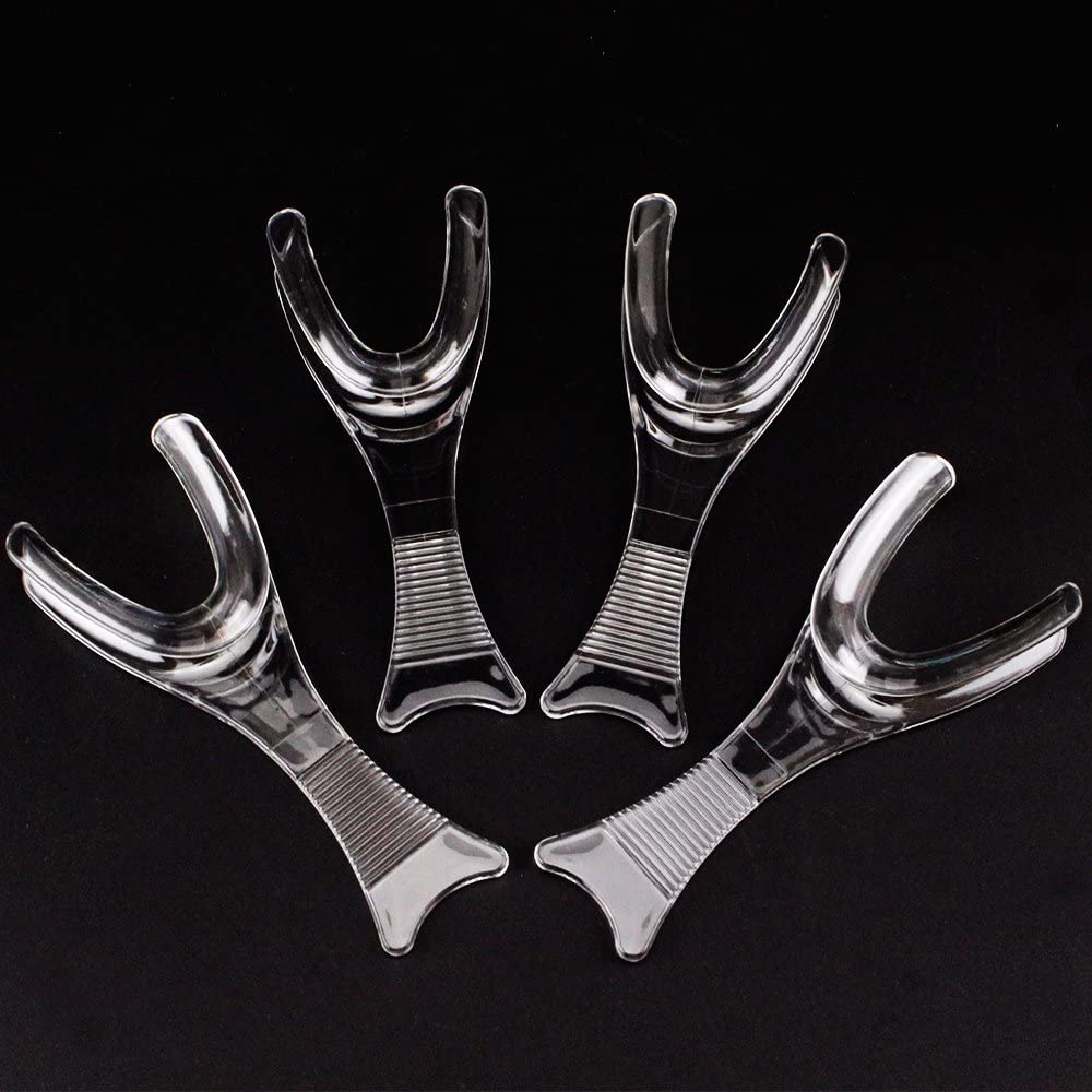 Dental Orthodontic Clear Teeth Intraoral Mouth Lip Retractor Photography Opener (1pcs Small)