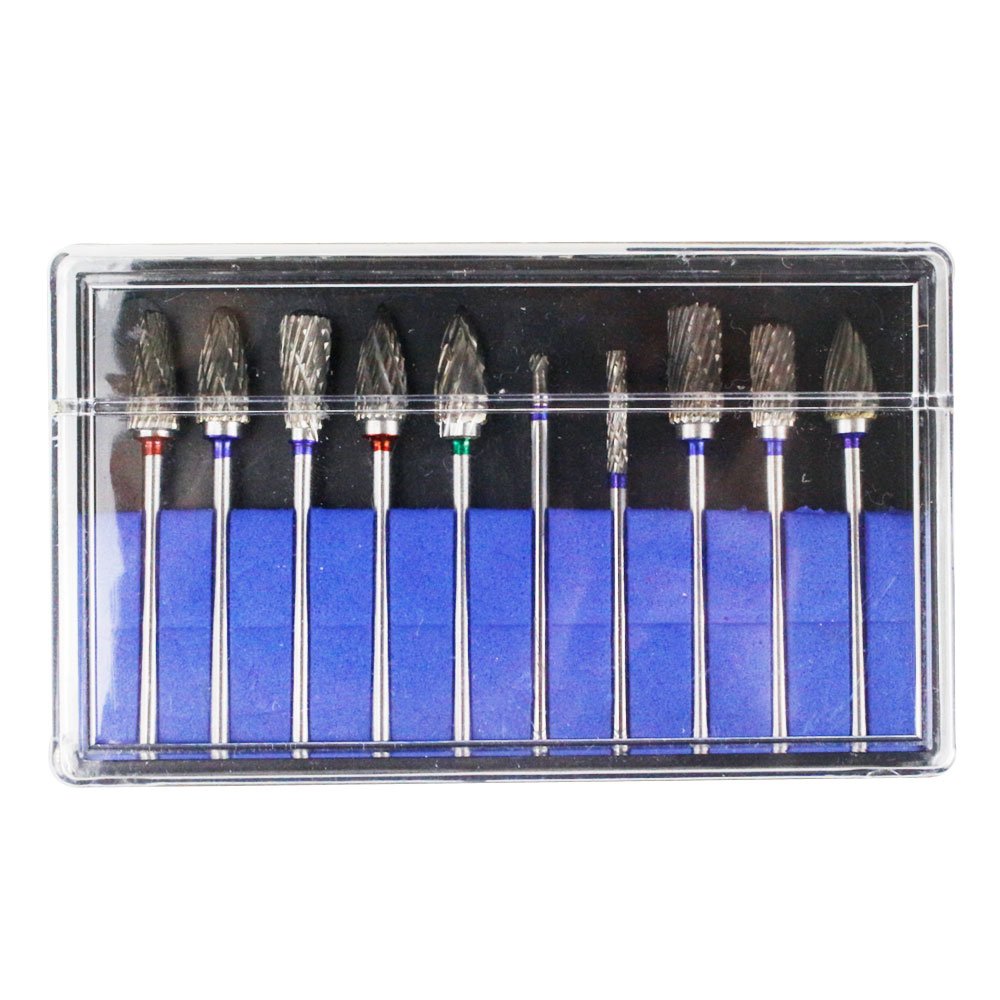 Airgoesin HP Dental Cutting Burs Cutter Drill Polisher Tungsten Carbide 10pcs/pk, Shank Diameter 2.35mm