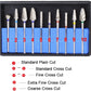 20pcs/2sets Hp Tungsten Carbide Cutter Kit Burs Lab Buffing Drill Polisher 3/32" (2.35mm) Shank
