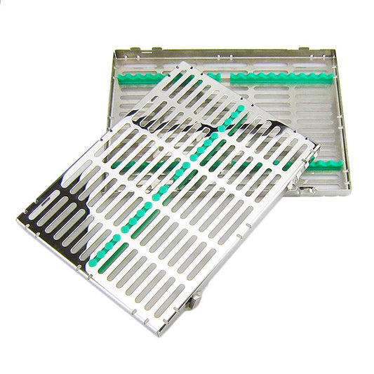 Airgoesin 20-Slot Sterilization Cassette Rack for 20 Dental Surgical Instrument Autoclavable