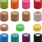 15PCS Self Adhesive Bandage Wrap, Vet Wrap for dogs, Cohesive Bandages 2 inch, First Aid Tape, Self Adhering Bandage Wrap, Athletic Tape Self Adhesive(12pcs 2''x 5 Yards + 3pcs 1'' x 5 Yards)