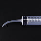 Airgoesin Graduated Dental Irrigation Syringe Oral Irrigator with Curved Tips for Crowns, Bridges, Tonsil Stone, Socket Cavity 12ml Measue and Fill with Box (4 Syringes)