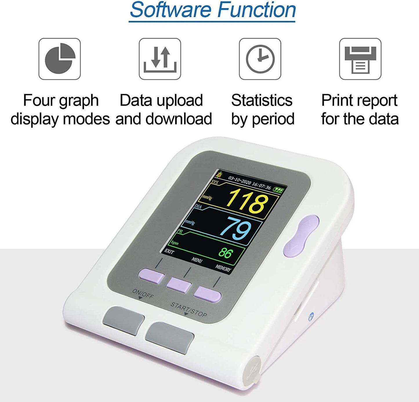 CONTEC Digital Blood Pressure Monitor CONTEC08A+Neonatal/Pediatrics/Ch