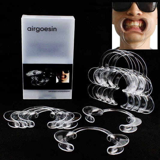 Airgoesin Adult Size 12pcs Dental Mouth Lip Cheek Retractor or for Speak Out Game/Watch Ya Mouth Game