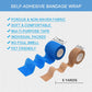 15PCS Self Adhesive Bandage Wrap, Vet Wrap for dogs, Cohesive Bandages 2 inch, First Aid Tape, Self Adhering Bandage Wrap, Athletic Tape Self Adhesive(12pcs 2''x 5 Yards + 3pcs 1'' x 5 Yards)