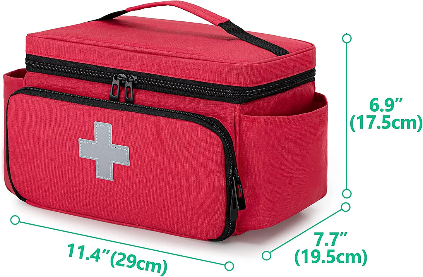 Large Capacity Family Medicine Organizer Box First Aid Kit Medicine Storage