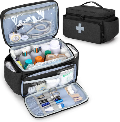 Doctor Medicine Storage Case Bag, Empty, Hospital Clinic or Family